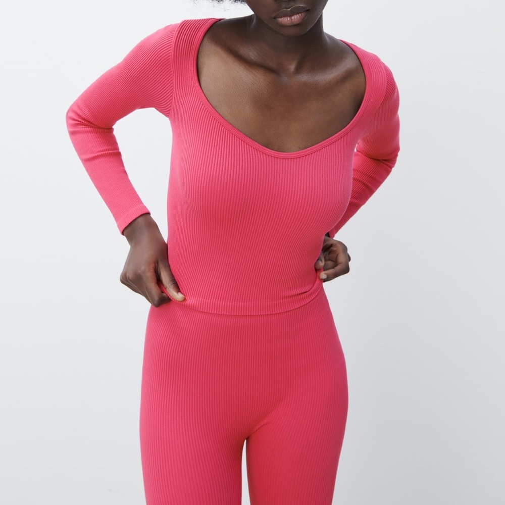 Zara Ribbed Set XS/S - Picture 2 of 4